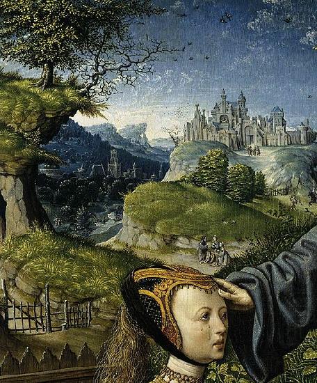 Oostsanen, Jacob Cornelisz van Christ Appearing to Mary Magdalen as a Gardener china oil painting image